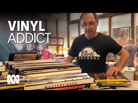 Self professed vinyl addict has more than 200,000 records in his collection ABC Australia