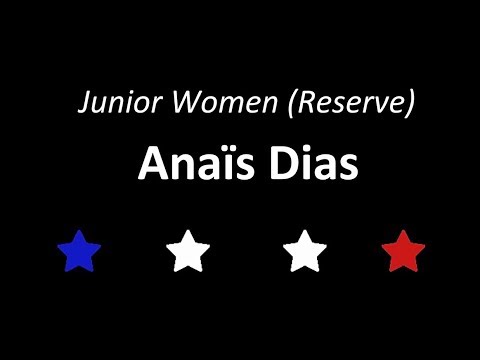 NOS ETOILES FRANCAISES : ANAIS DIAS
