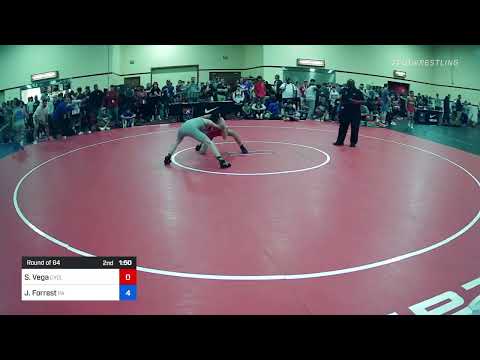 55 Lbs Round Of 64 - Sergio Vega, Cyclones Wrestling & Fitness Vs Jax Forrest, Pennsylvania C33c