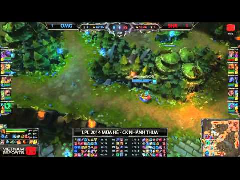 LMHT [23.08.2014] OMG vs SHR [LPL Hè 2014] [CK Nhánh Thua - Trận 3]