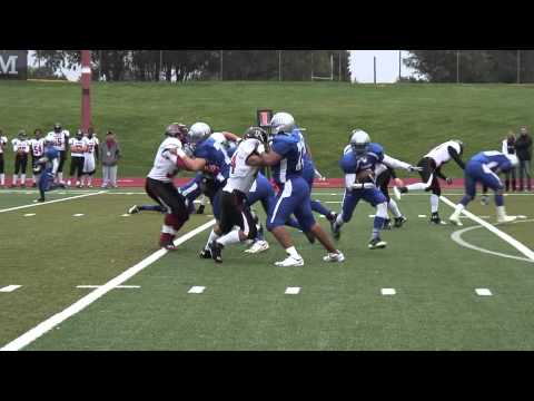 Hard Run Hard Hit Reed on Ohimai Rangeview vs Hinkley Football Game