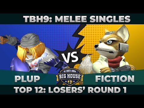 Plup vs Fiction - Top 8 Losers' Qualifier: Melee Singles - The Big House 9 | Sheik vs Fox