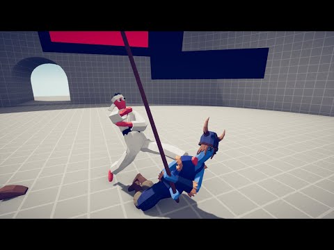 ONE KICK KEVIN + HP BAR 1 vs 1 UNIT - TABS - Totally Accurate Battle Simulator