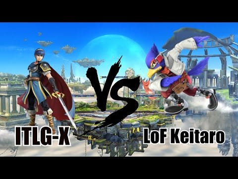 X [Marth] Vs.LoF Keitaro [ Falco,Doc] [Super Smash Bros 4] [Friendlies]