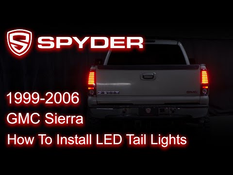 Spyder Auto Installation: 1999-2006 GMC Sierra LED Tail lights