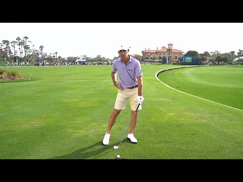 Billy Horschel demonstrates how to hit the ball farther