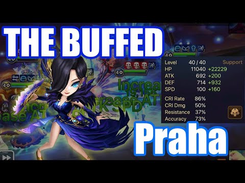 【Summoners War | Curry's RTA】THE BUFFED Praha, she gots new power sleep & speed up!!
