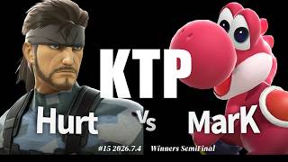KTP#15[WSF] Hurt(スネーク) VS MarK(ヨッシー) #スマブラSP #マエスマ