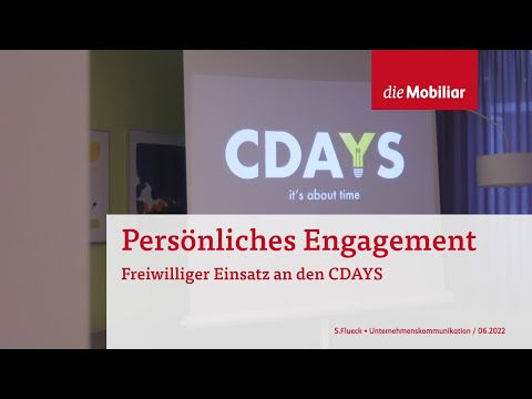 CDAYS 2022: Persönliches Engagement und freiwilliger Einsatz