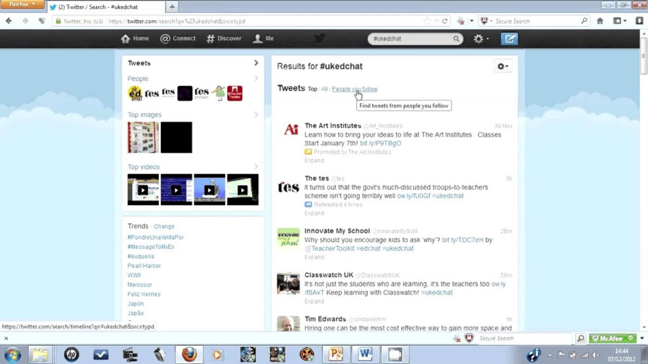 14 EBC ILT Tips - Using Twitter for Research