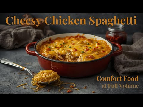 Cheesy Chicken Spaghetti Casserole Recipes - Family Favorite Dinner in a Flash