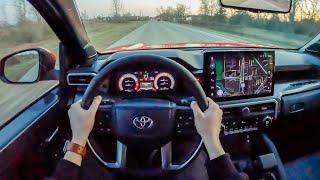 2024 Toyota Tacoma TRD Off-Road - POV Sunset Drive (Binaural Audio)