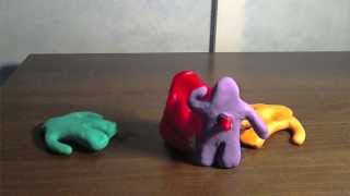 CLAY FIGHT 24fps (clay animation)