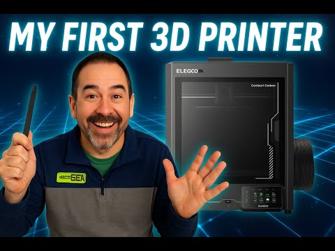 Unboxing & Setting Up My First 3D Printer! | ELEGOO Centauri Carbon
