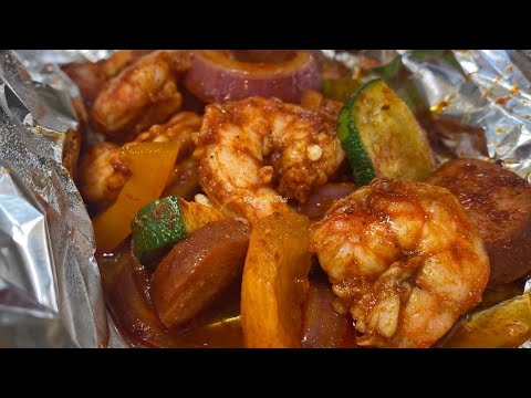 HOW TO MAKE CAJUN SHRIMP FOIL PACKS