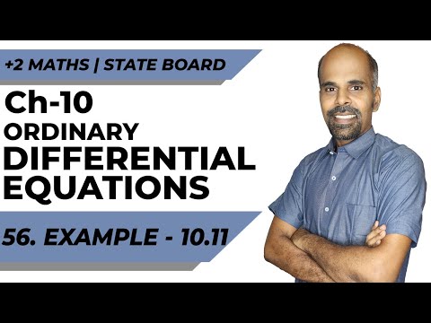 Class 12 | example 10.11 | Ordinary Differential Equations | Class 12 | State Board | ram maths