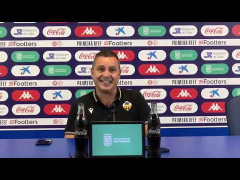 Rueda de prensa de Sergi Escobar: Jornada 9. San Fernando CD 1-2 CD Castellón (23/10/2021)
