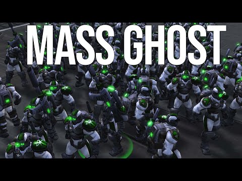 MASS Ghosts Nuke Grandmaster Zerg | Beating Grandmaster With stupid stuff