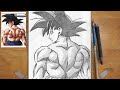 Draw Goku From Dragon Ball Z Epic Step By Step Anime Tutorial