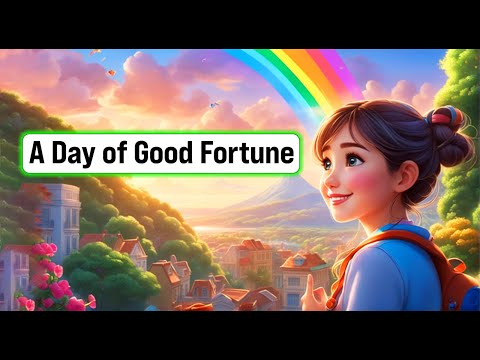 Improve Your English (A Day of Good Fortune) - English Listening Skills - One Lucky Day