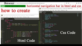Download the video "CSS :: How to Create horizontal Navigation Bar || Nepali Language"