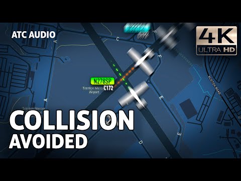 CLOSE CALL. Tower Controller saved two airplanes on the runway. Real ATC Audio