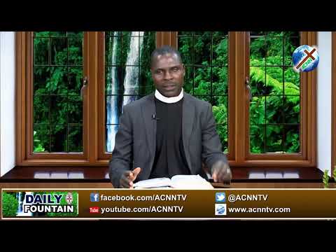 DAILY FOUNTAIN OF MAY 19, 2018 - REV'D BITRUS BAKO