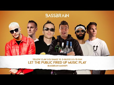 Yellow Claw & DJ Snake vs. DBSTF - Let The Public Fired Up Music Play (Bassbrain Mashup)