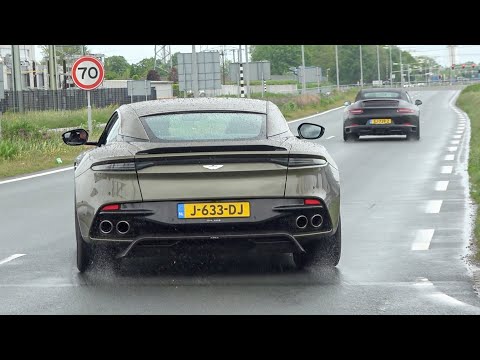 Supercars Accelerating in Rain! RS6 Milltek, M3 F80 iPE, DBS, M2C, C6 Z06, F8, Exige, GT3RS, 720S..!