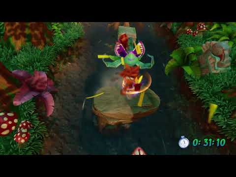 Crash Bandicoot N. Sane Trilogy Reckless Relic Run Upstream Gold