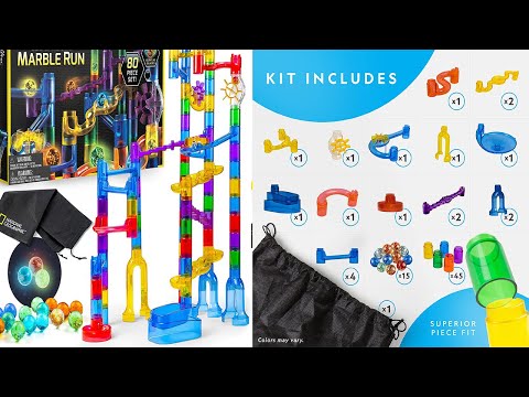 NATIONAL GEOGRAPHIC Glowing Marble Run Construction Sets