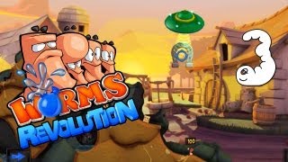 Worms Revolution #3 - Oh, ein Ufo! Multiplayer Gameplay