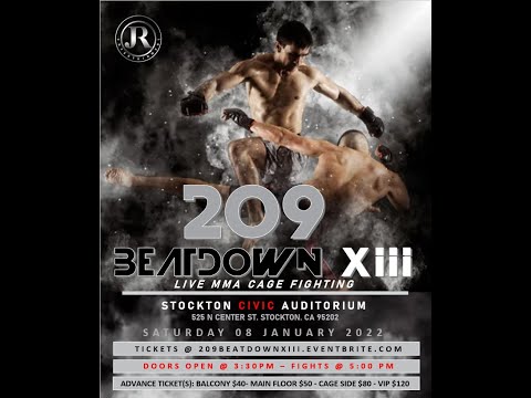 January 8, 2022 - 209BEATDOWN XIII - Stockton Civic Auditorium