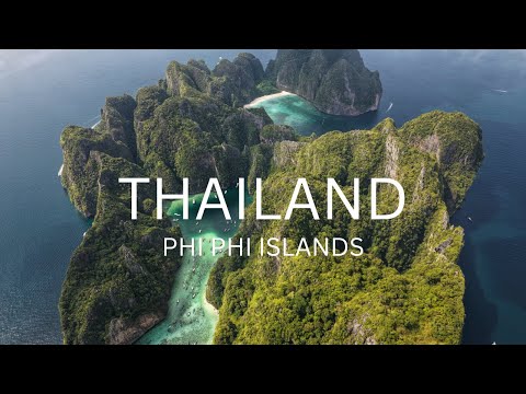 Phi Phi Islands - Krabi, Thailand 4k Drone