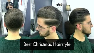 Classic Slickback Haircut and Style | Mens Hair 2017