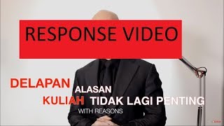 Download lagu response video : 8 ALASAN KULIAH TIDAK ADA GUNANYA. (MOTIVE DEDDY CORBUZIER) mp3