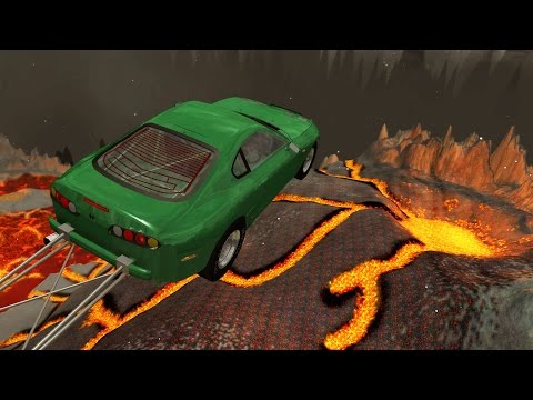 High Speed Jumps #32  (Molten Volcano) - BeamNG.drive