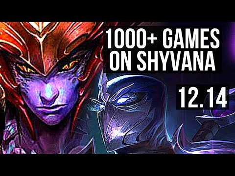SHYVANA vs SHEN (TOP) | 4/1/9, 1000+ games, 1.3M mastery | EUW Master | 12.14