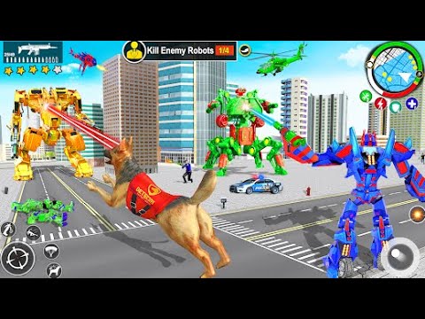 Ambulance Dog Robot Car Game - Android GamePlay | Walk through a Game