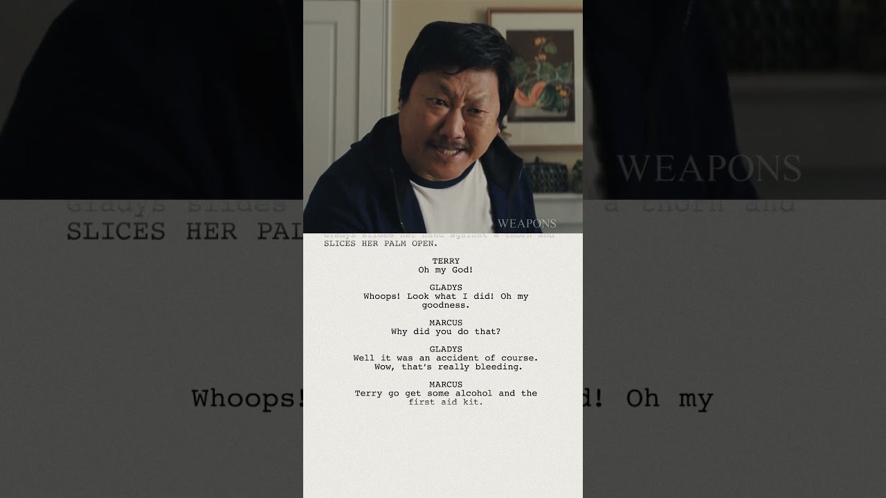 Script to Screen: Aunt Gladys Bowl of Water