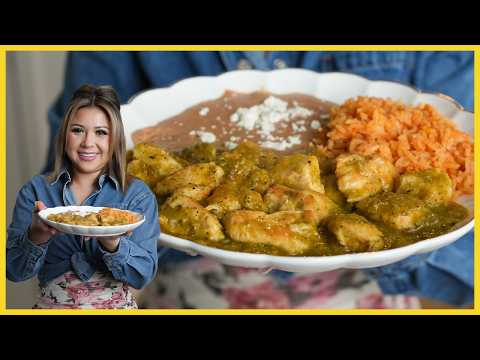 My Go-To Quick CHICKEN CHILE VERDE Recipe!