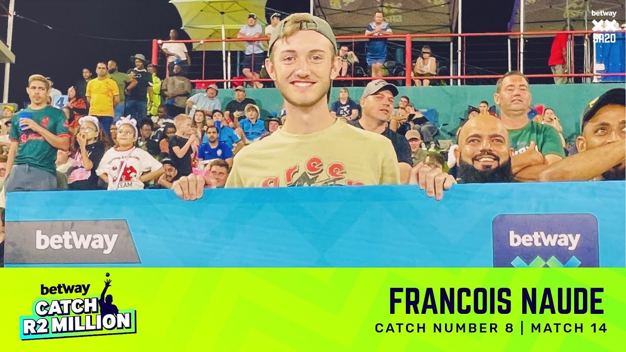 Betway Catch R2 Million | 8th Catch - Francois Naude | Match 14: PCvSEC