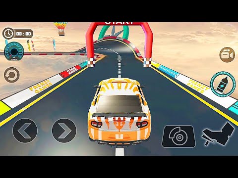 Impossible Stunt Car Track 3D - Orange Car Driving Simulator - Android Gameplay