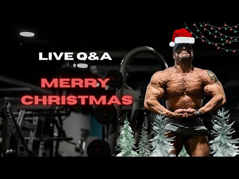 Live Christmas Q&A! - My Experience with NPP,  Doses for Men's Physique, Training to Failure & More!