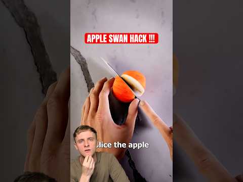 How To Make Swan from Apple