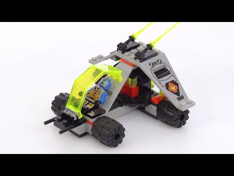 YouTube thumbnail: LEGO Classic UFO Radon Rover from 1997 reviewed! Set 6829