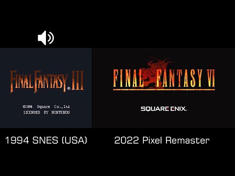 Final Fantasy VI Intro Comparison 1994 SNES vs. 2022 Pixel Remaster