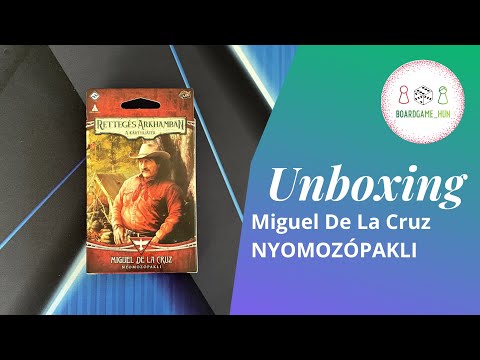 Rettegés Arkhamban nyomozópaklik (2026) #2 - Miguel De La Cruz - boardgame_hun
