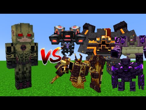 Reverse Flash Vs L_Ender's Cataclysm Bosses - Minecraft Mob Battle