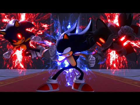 Dark Sonic V.S. Sonic.EXE and Tails.EXE - Part 3 [Animation] ソニック v. ソニック